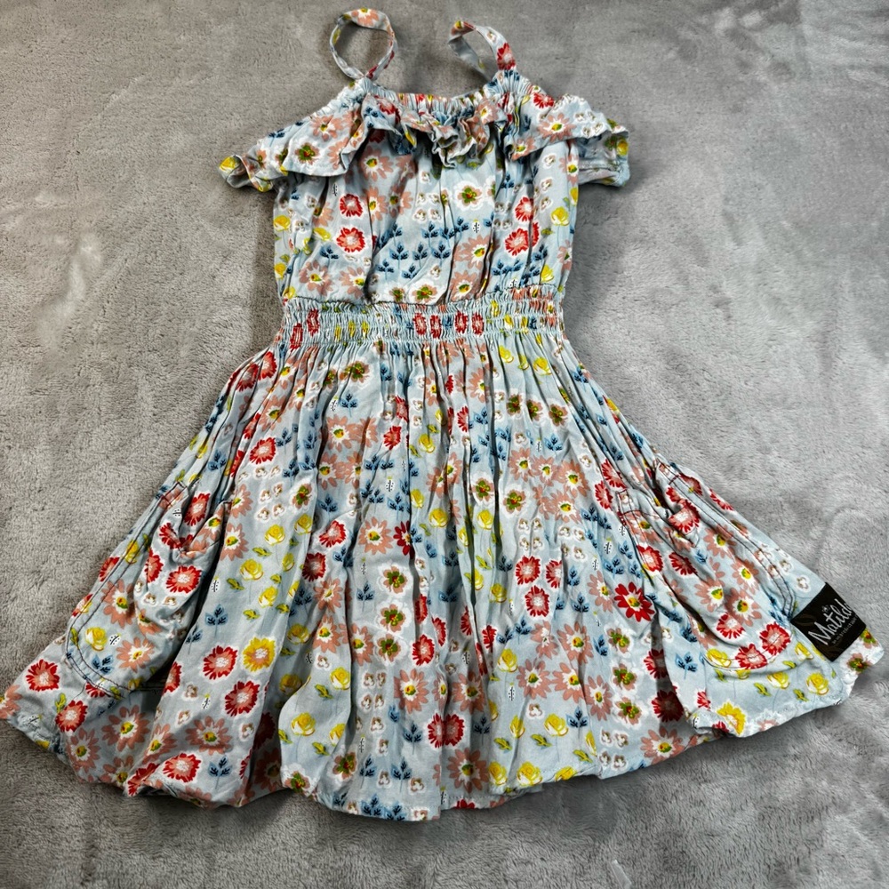 Matilda Jane Hello Lovely Warm Meadow Floral Dress size 4